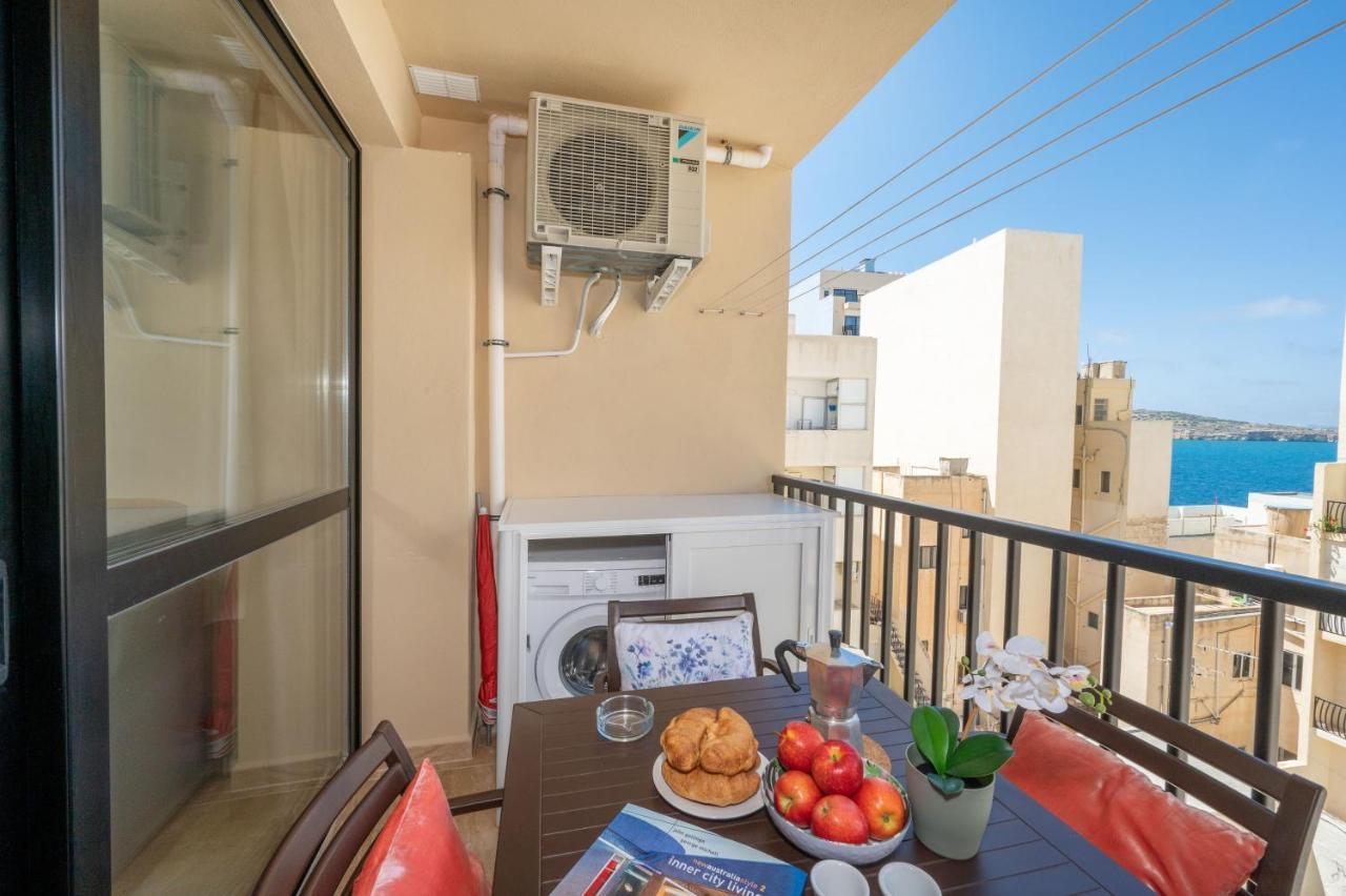 סיינט פול ביי Sea Bliss Apartments With Terrace Just Off Seafront In St Paul'S Bay - By Getawaysmalta מראה חיצוני תמונה